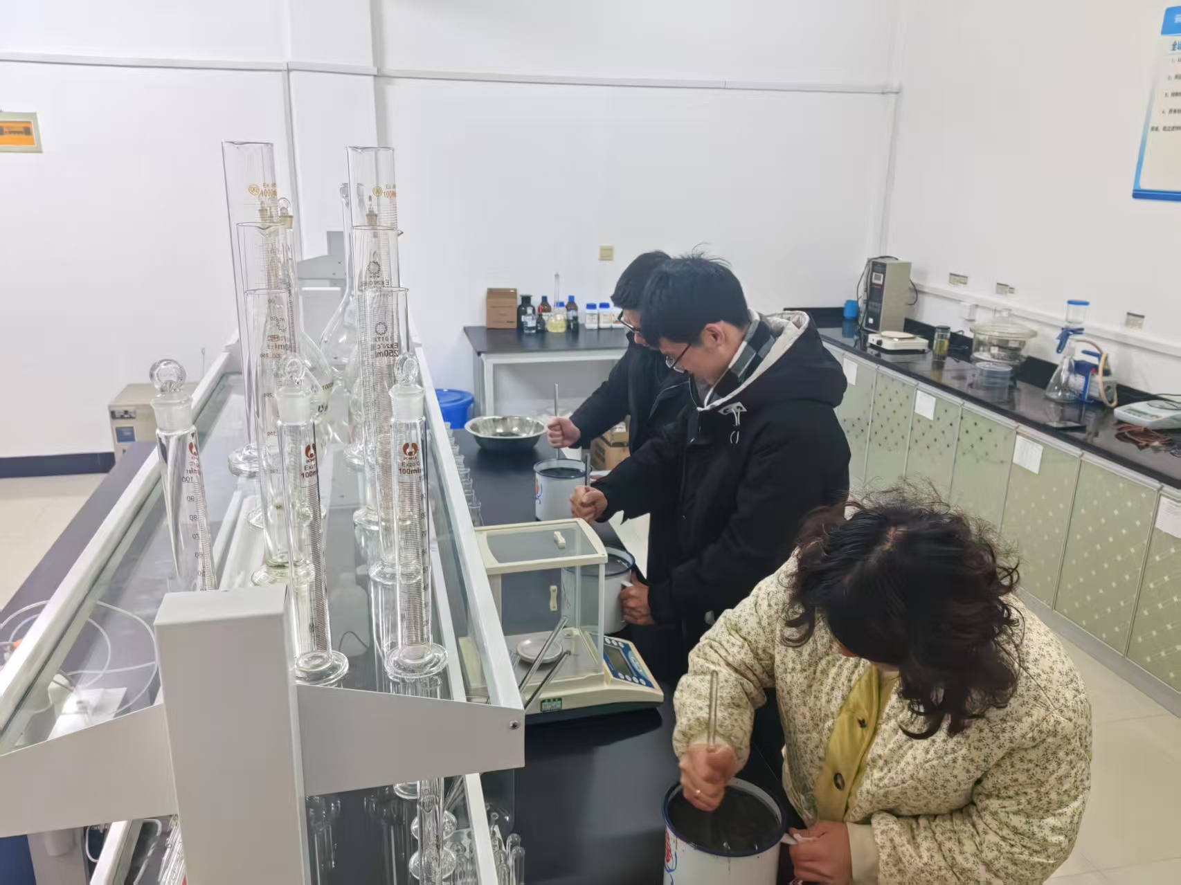 幸福河水利項目水穩(wěn)標(biāo)準(zhǔn)曲線滴定